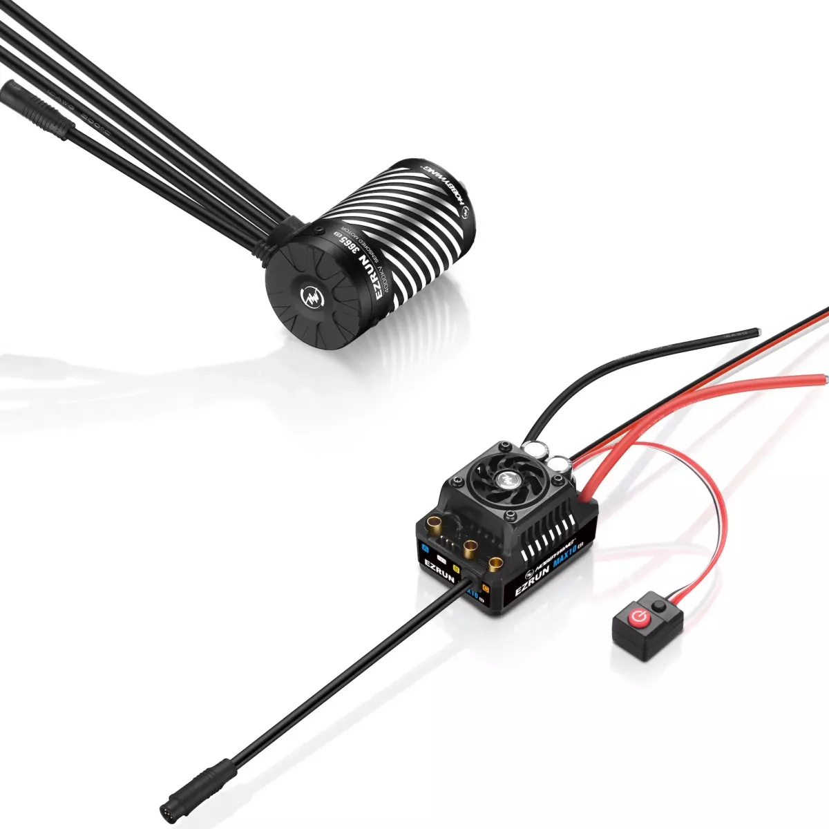 Комбо-набор Hobbywing EZRUN MAX10 G2: мотор EZRUN 3665 G3 и регулятор EZRUN MAX10 G2 для RC авто Комбо-набор Hobbywing EZRUN MAX10 G2: мотор EZRUN 3665 G3 и регулятор EZRUN MAX10 G2 для RC авто