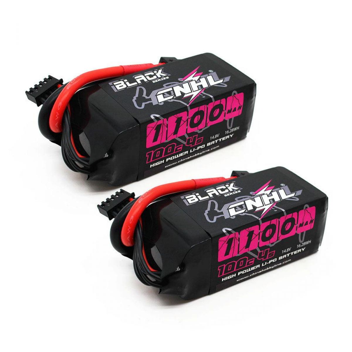 2 шт. CNHL Lipo 4S/6S 14.8В/22.2В 1100-1500mAh 100C XT60 для RC FPV квадрокоптера, дрона, самолёта 2 шт. CNHL Lipo 4S/6S 14.8В/22.2В 1100-1500mAh 100C XT60 для RC FPV квадрокоптера, дрона, самолёта