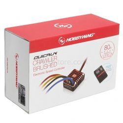 Hobbywing QuicRun ESC WP 80A для моделей 1:10/1:8, Brushed, влагозащита, регулятор скорости
