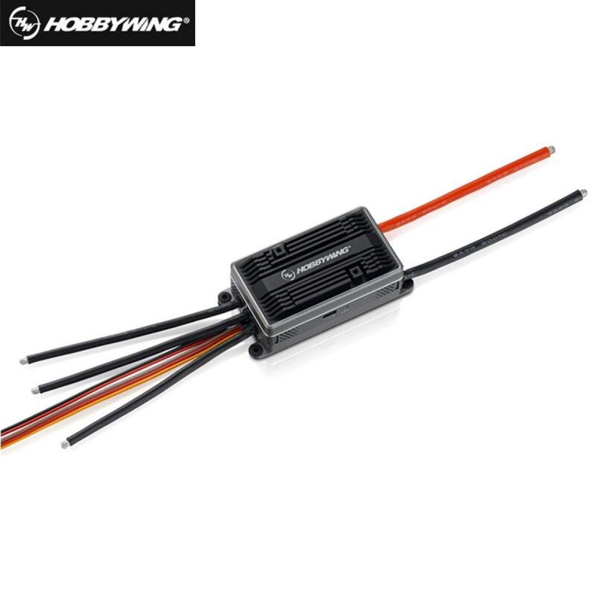 Hobbywing Platinum HV 200A V4.1 ESC – 6-14S LiPo, SBEC/OPTO, бесколлекторный регулятор для FPV дрона, вертолёта Hobbywing Platinum HV 200A V4.1 ESC – 6-14S LiPo, SBEC/OPTO, бесколлекторный регулятор для FPV дрона, вертолёта