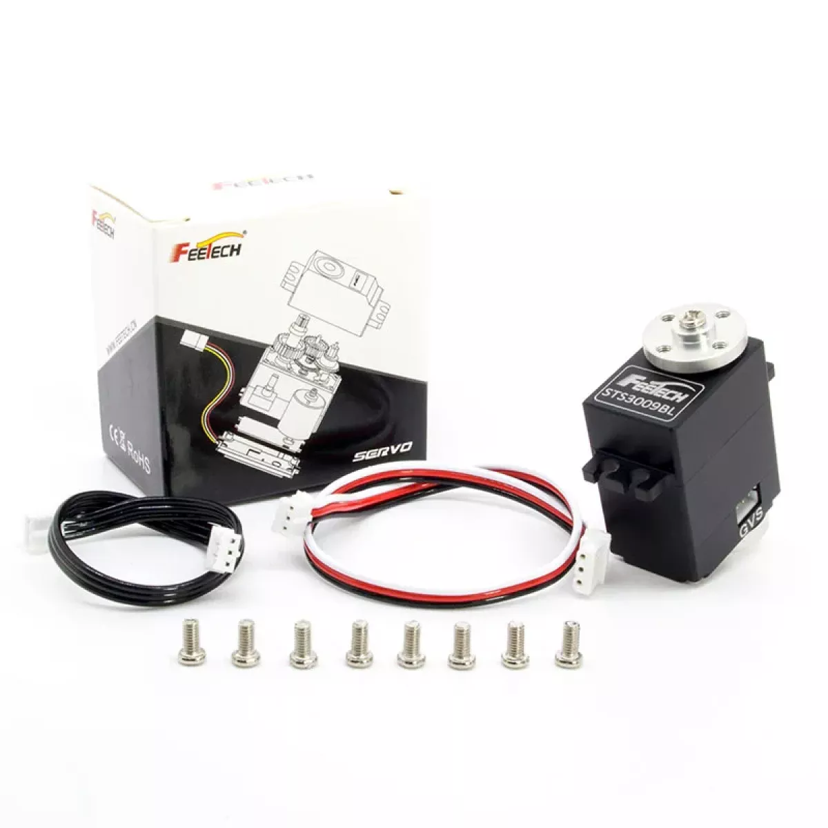 Feetech STS3009BL — 7.4В 11.5КГ TTL смарт-серво для робота, манипулятора, набора и обучения Feetech STS3009BL — 7.4В 11.5КГ TTL смарт-серво для робота, манипулятора, набора и обучения