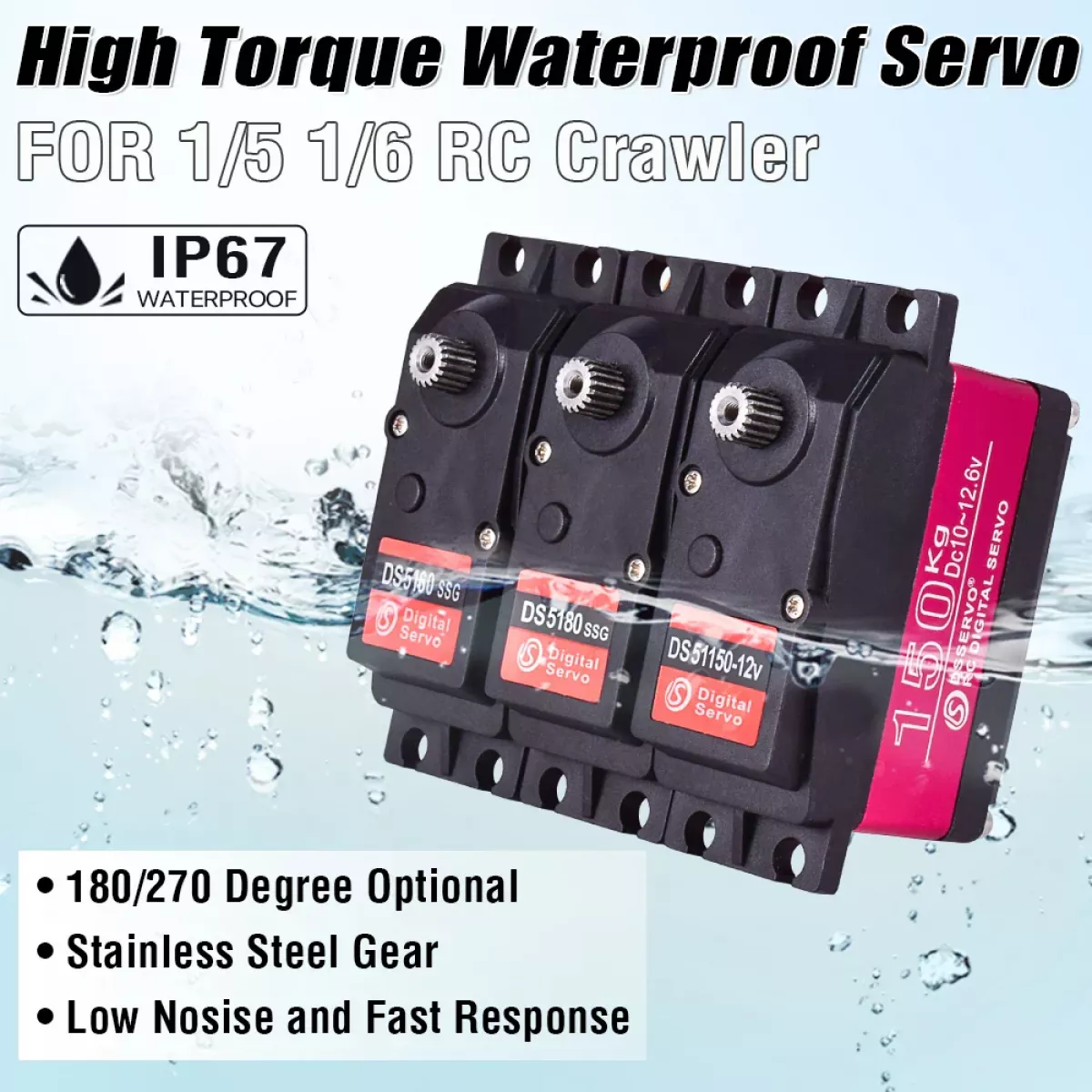 DSServo 60Кг 80Кг 150Кг Цифровой Серво Водонепроницаемый для RC 1/5 Redcat HPI Baja 5B SS SAVOX-0236 DSServo 60Кг 80Кг 150Кг Цифровой Серво Водонепроницаемый для RC 1/5 Redcat HPI Baja 5B SS SAVOX-0236