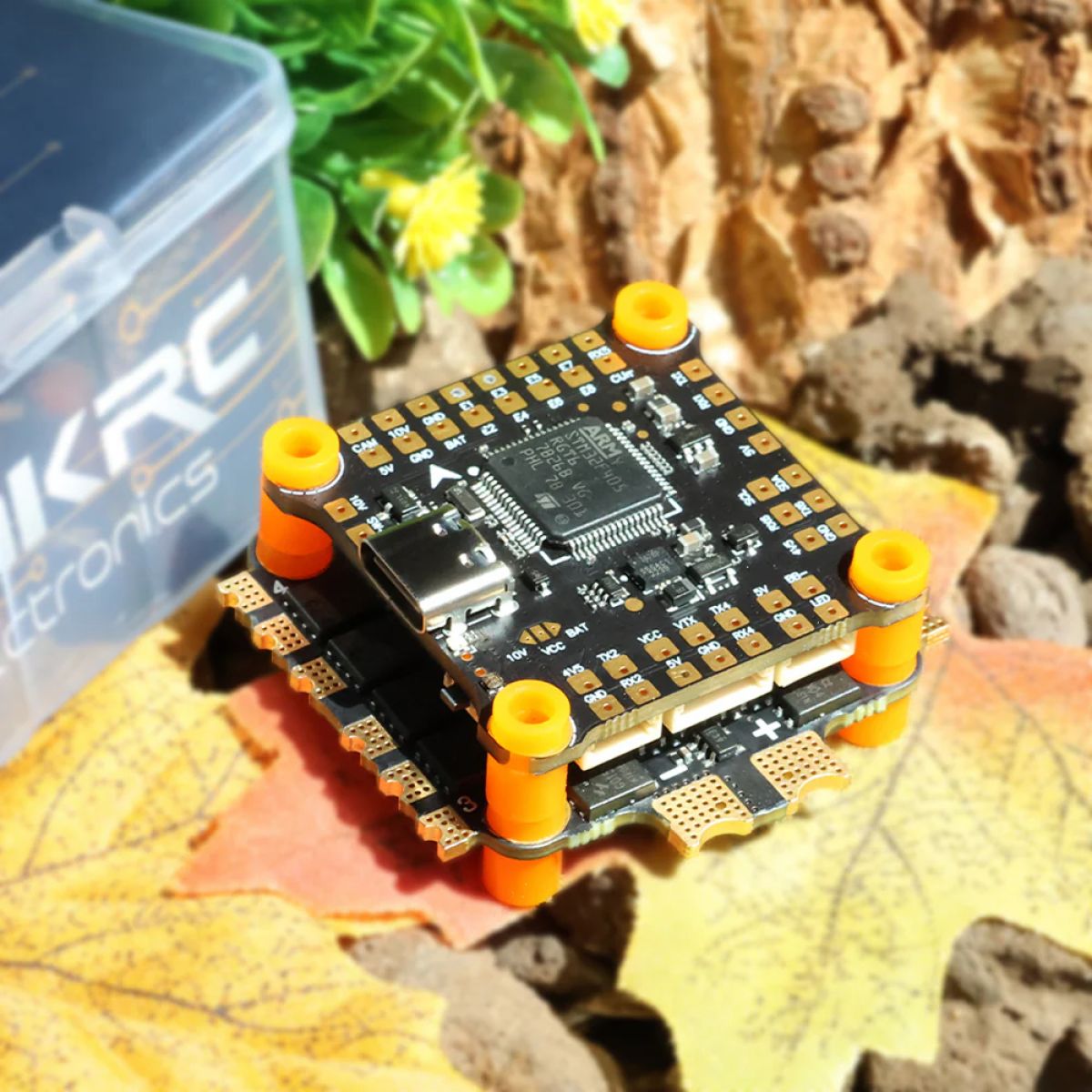HAKRC F405 45A стек (45AF4 V2, 8Bit ESC) – STM32F405 FC + 4-в-1 45A 8Bit ESC (2–6S) HAKRC F405 45A стек (45AF4 V2, 8Bit ESC) – STM32F405 FC + 4-в-1 45A 8Bit ESC (2–6S)