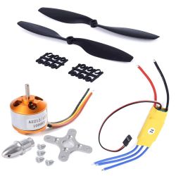 Бесколлекторный мотор A2212/A2208 + 30A ESC + 1045 пропеллер для квадрокоптера и авиамоделей