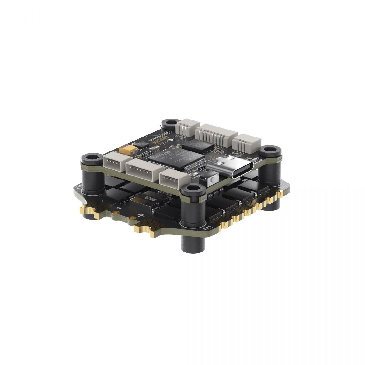 Полётный контроллер GEPRC TAKER F405 BLS 65A V2 + 8S 65A 4в1 ESC для FPV фристайла и дальних полётов Полётный контроллер GEPRC TAKER F405 BLS 65A V2 + 8S 65A 4в1 ESC для FPV фристайла и дальних полётов