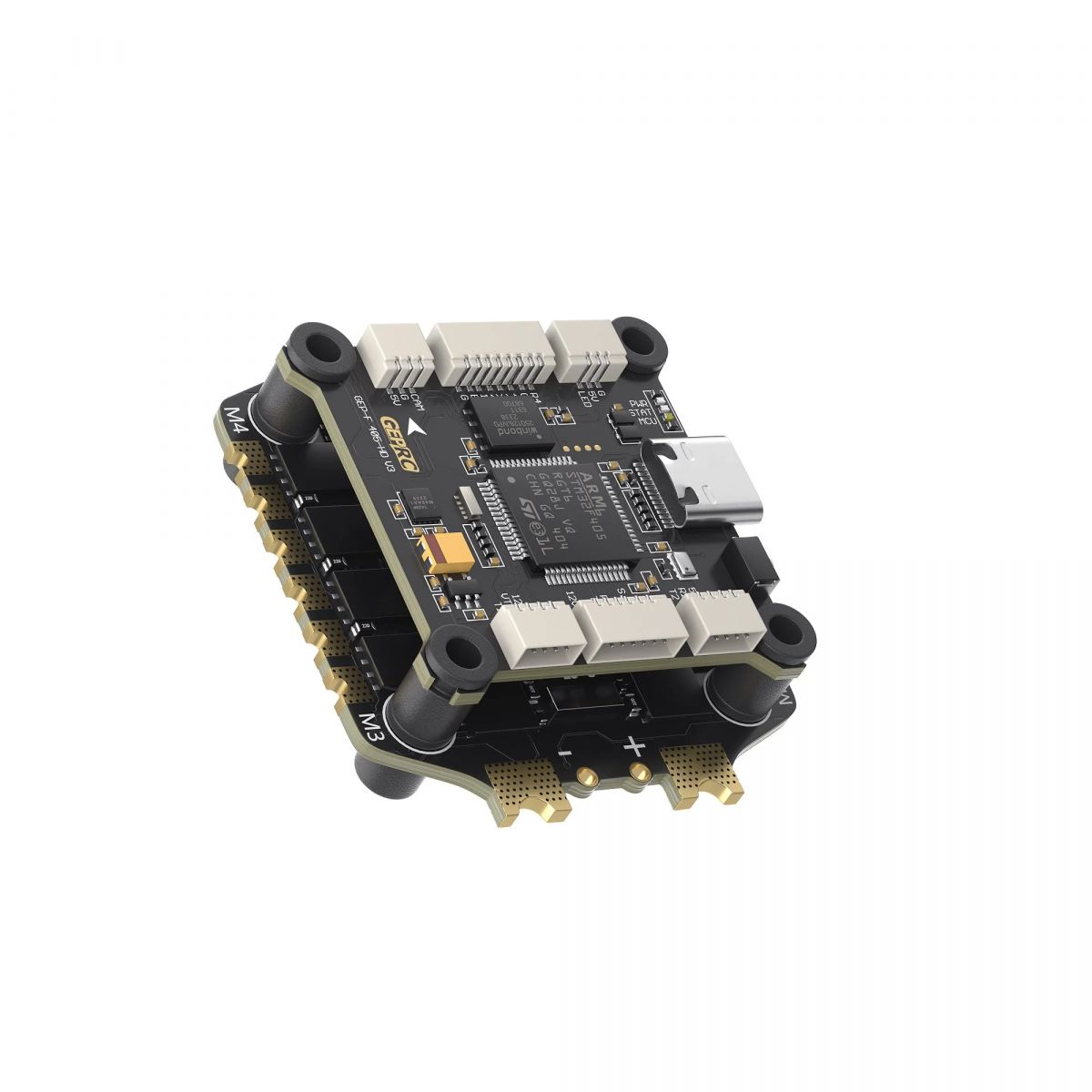 Полётный контроллер GEPRC TAKER F405 BLS 65A V2 + 8S 65A 4в1 ESC для FPV фристайла и дальних полётов Полётный контроллер GEPRC TAKER F405 BLS 65A V2 + 8S 65A 4в1 ESC для FPV фристайла и дальних полётов