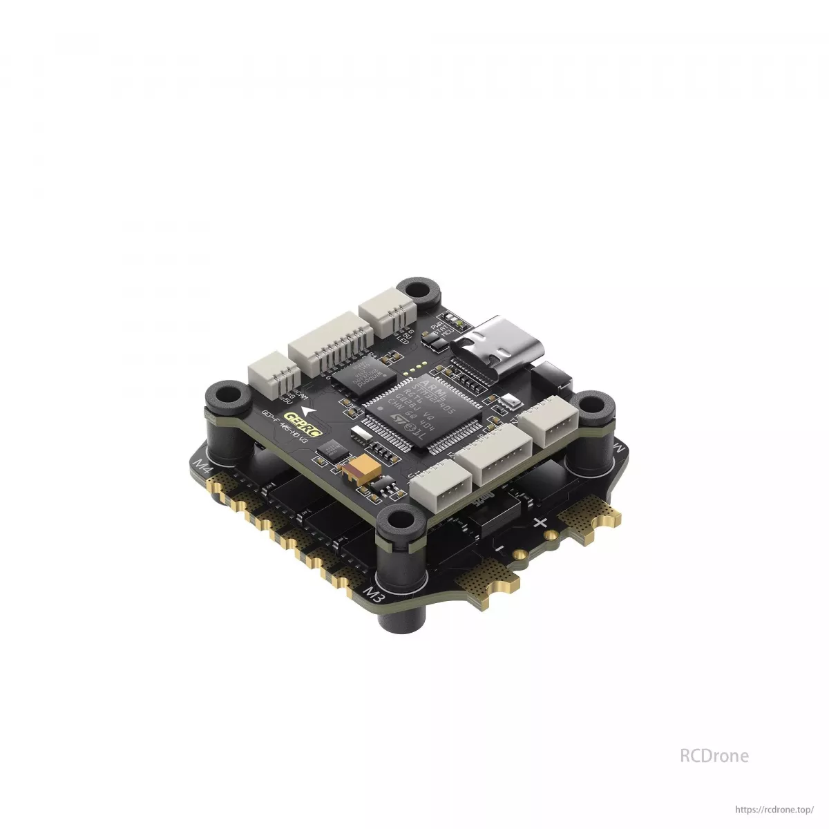 Полётный контроллер GEPRC TAKER F405 BLS 65A V2 + 8S 65A 4в1 ESC для FPV фристайла и дальних полётов Полётный контроллер GEPRC TAKER F405 BLS 65A V2 + 8S 65A 4в1 ESC для FPV фристайла и дальних полётов
