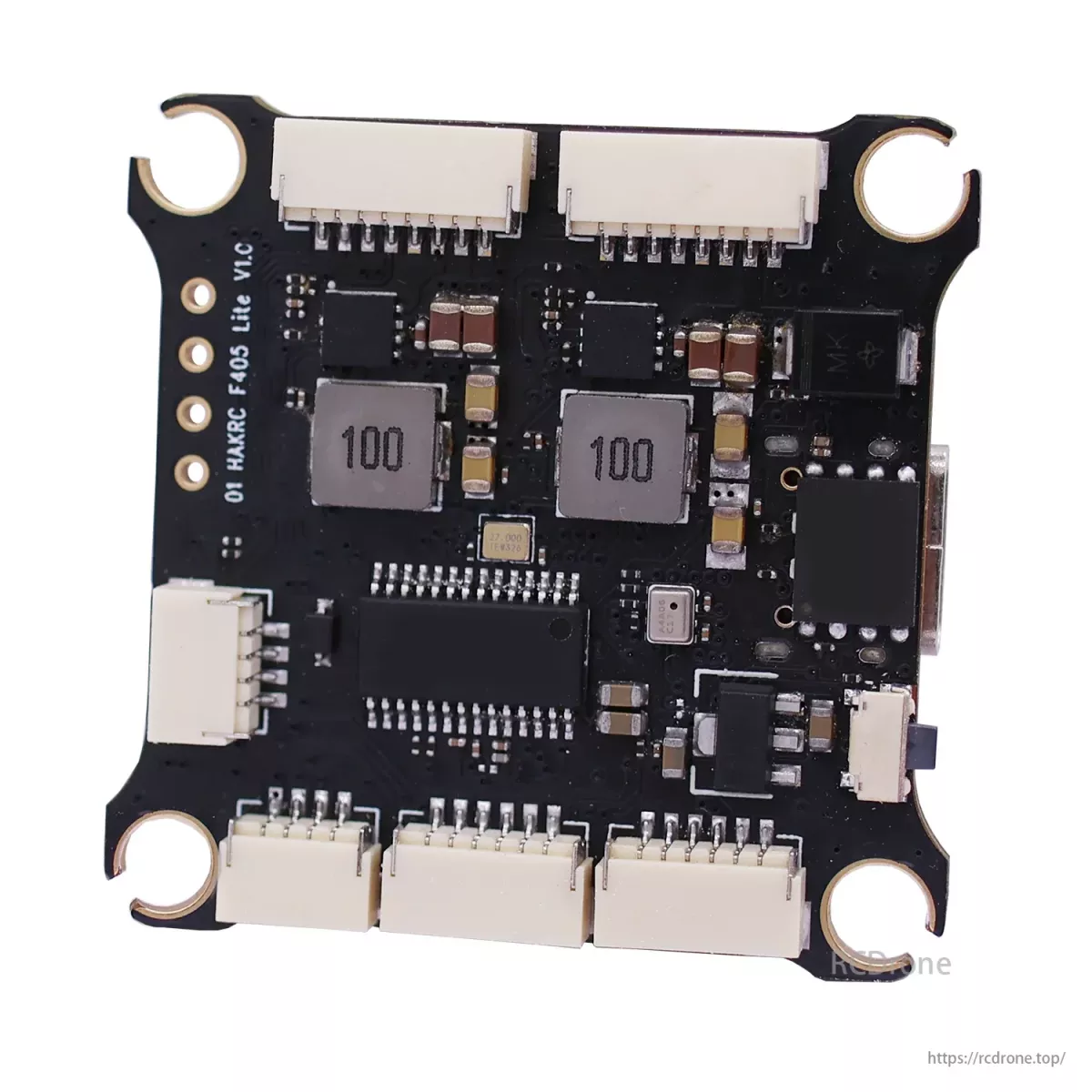 Контроллер полета HAKRC F405 Lite – 2–6S, STM32F405, ICM42688, 8 PWM, OSD, двойной переключатель камеры, BEC 5В/12В Контроллер полета HAKRC F405 Lite – 2–6S, STM32F405, ICM42688, 8 PWM, OSD, двойной переключатель камеры, BEC 5В/12В
