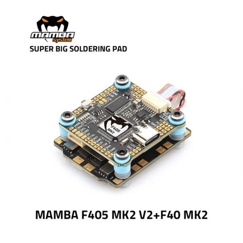 MAMBA F405MK2 V2 MPU6000 Полетный контроллер ESC F40MK2 Стек