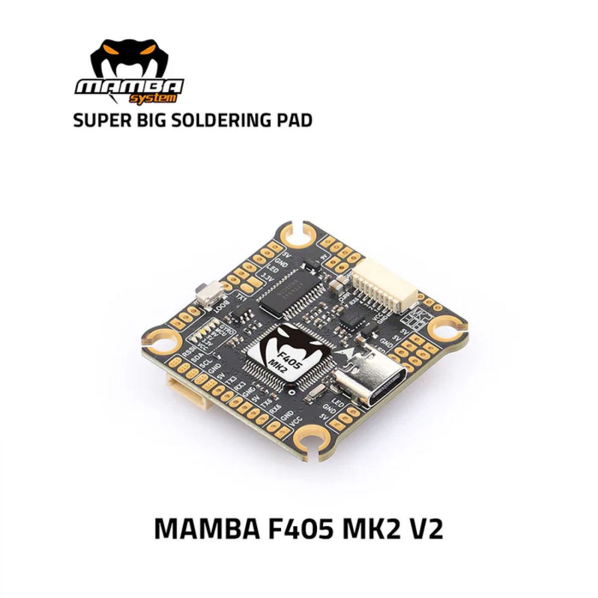 MAMBA F405MK2 V2 ICM42688P Полетный контроллер ESC F55 Стек MAMBA F405MK2 V2 ICM42688P Полетный контроллер ESC F55 Стек