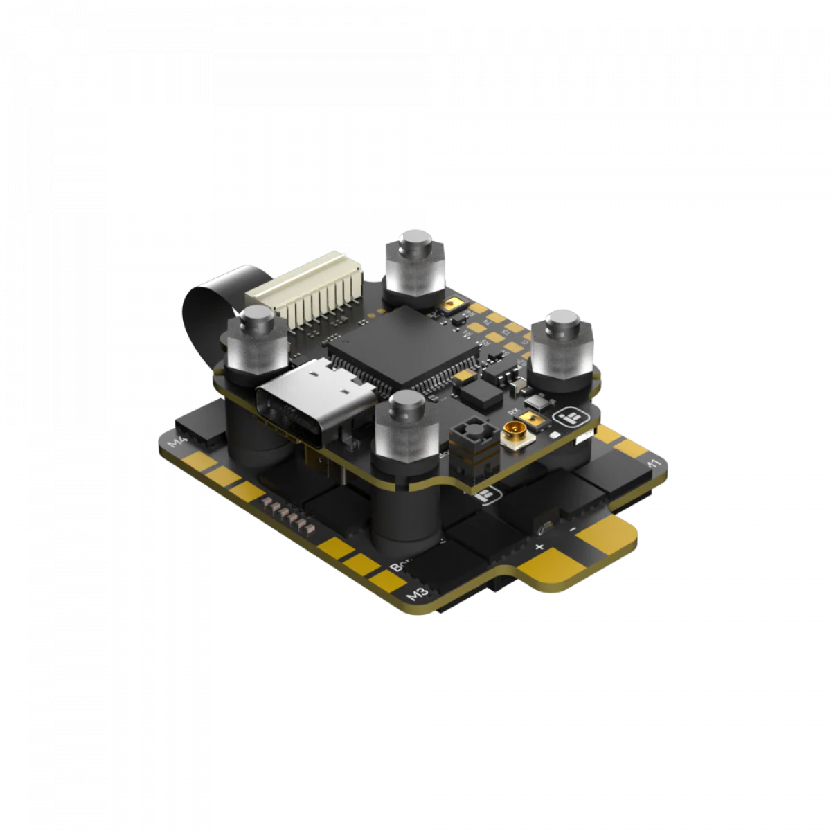 Стек iFlight Borg 5S RX: встроенный ELRS 2.4GHz FC + 60RS 60A 4-в-1 ESC для FPV дронов (4–8S) Стек iFlight Borg 5S RX: встроенный ELRS 2.4GHz FC + 60RS 60A 4-в-1 ESC для FPV дронов (4–8S)