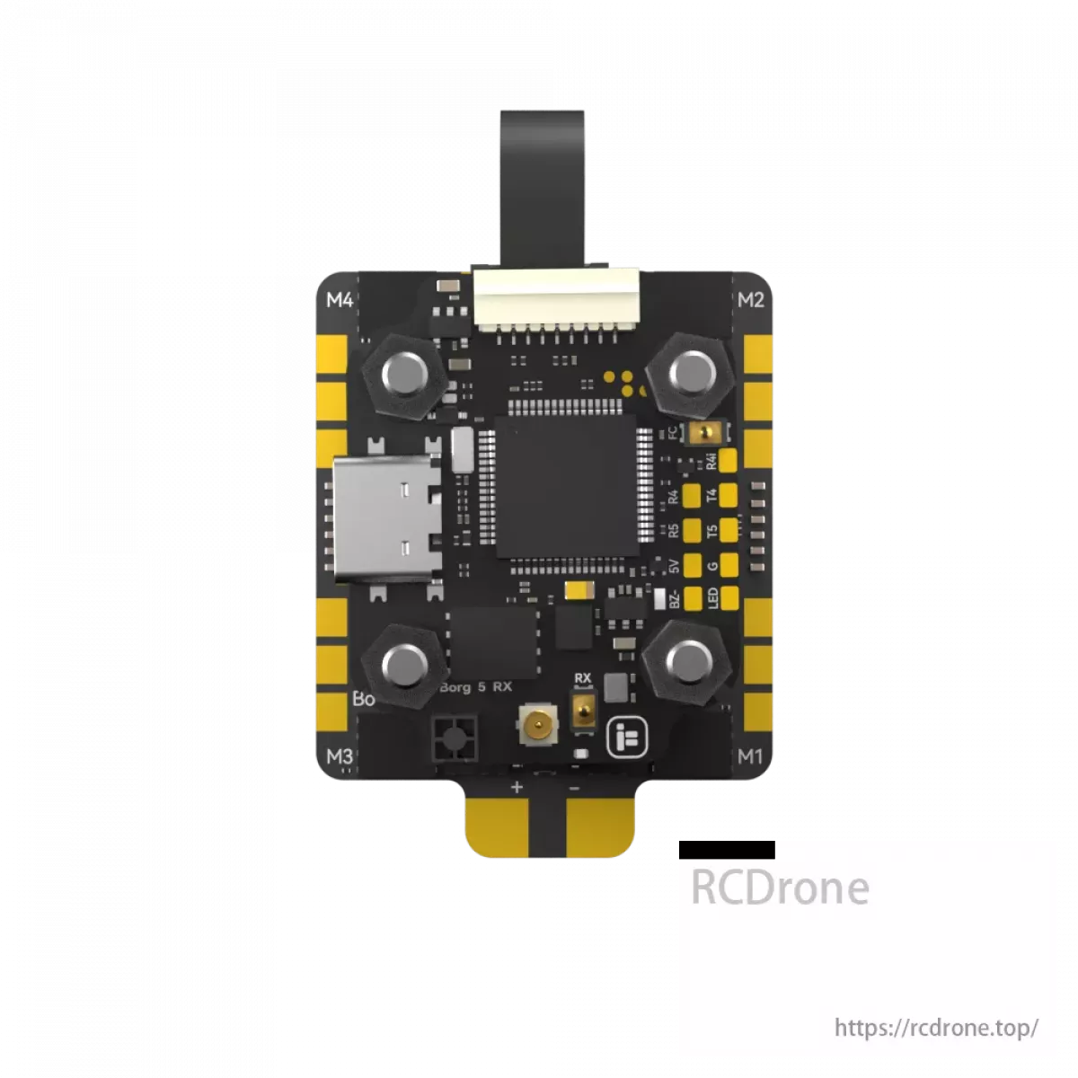 Стек iFlight Borg 5S RX: встроенный ELRS 2.4GHz FC + 60RS 60A 4-в-1 ESC для FPV дронов (4–8S) Стек iFlight Borg 5S RX: встроенный ELRS 2.4GHz FC + 60RS 60A 4-в-1 ESC для FPV дронов (4–8S)
