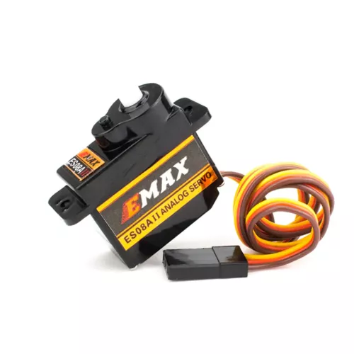 4 шт. EMAX ES08A II — микросерво с пластиковыми шестернями 1,8 кг/сек для RC моделей