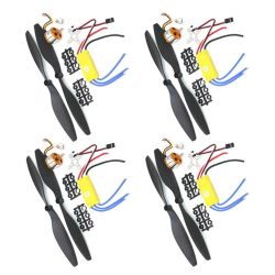 Набор 4x A2212 1000KV бесколлекторный мотор + 30A ESC + 1045 пропеллер для квадрокоптера