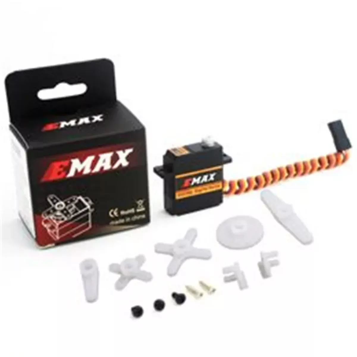 Emax ES3352 - 12.4г мини цифровой сервопривод с металлическими шестернями для RC самолёта и планера Emax ES3352 - 12.4г мини цифровой сервопривод с металлическими шестернями для RC самолёта и планера