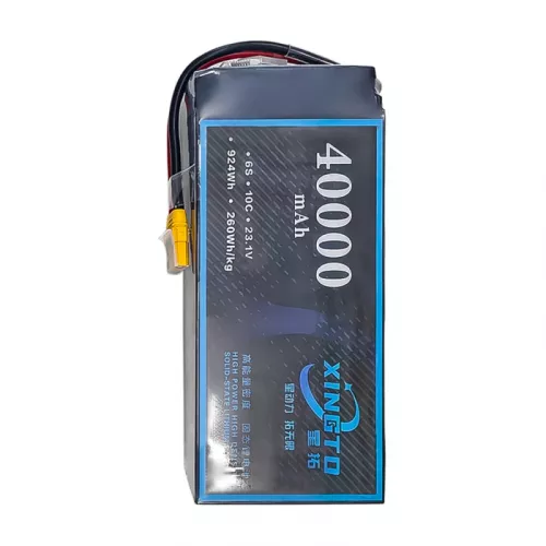 XINGTO 23.1V 6S HV 40000mAh LiPo — полутвёрдый литиевый аккумулятор высокой плотности для дрона UAV