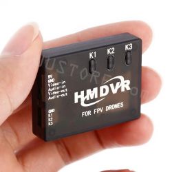 Мини-рекордер HMDVR для FPV дронов и квадрокоптеров Q250/QAV210, видеозапись 30fps, аудио
