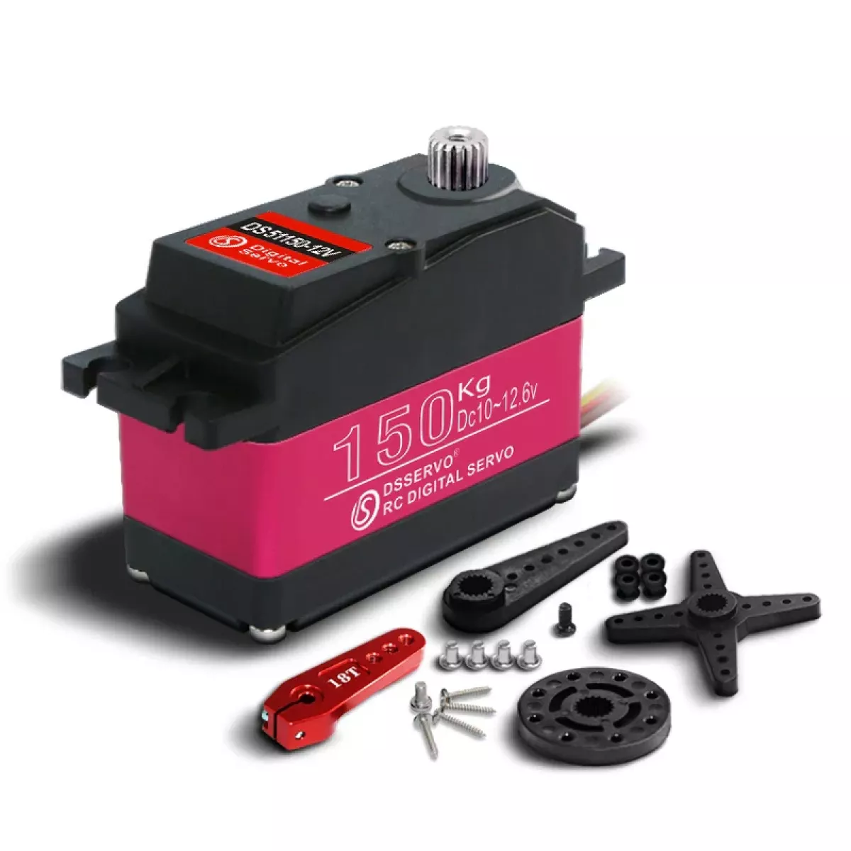 DSServo DS51150 12В 150Кг цифровой серво для Baja 5B 1/5 Redcat HPI совместим с SAVOX-0236 DSServo DS51150 12В 150Кг цифровой серво для Baja 5B 1/5 Redcat HPI совместим с SAVOX-0236