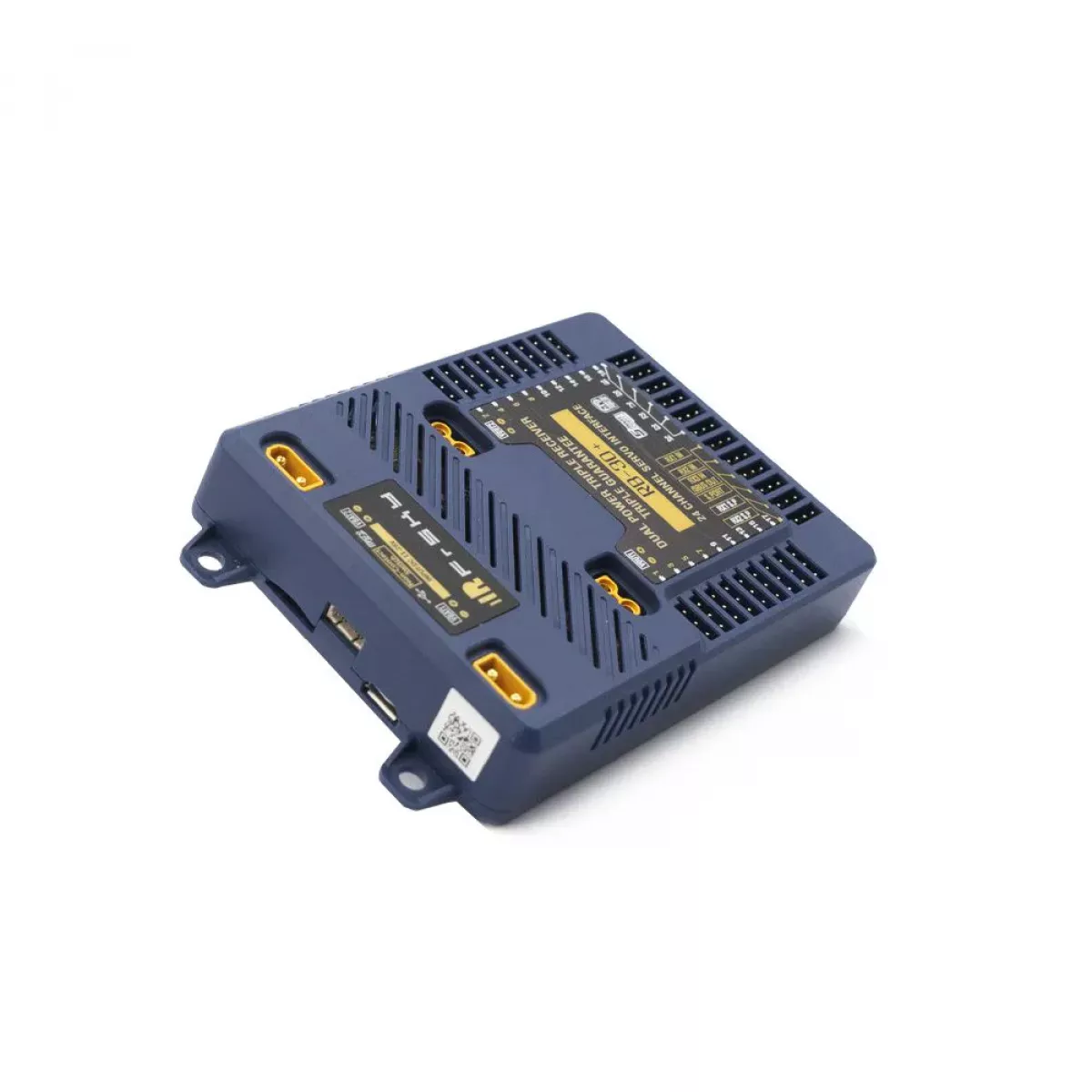 FrSky RB30+ Резервный блок — двойное питание, 3 приёмника, 24 PWM канала, поддержка HV сервоприводов FrSky RB30+ Резервный блок — двойное питание, 3 приёмника, 24 PWM канала, поддержка HV сервоприводов