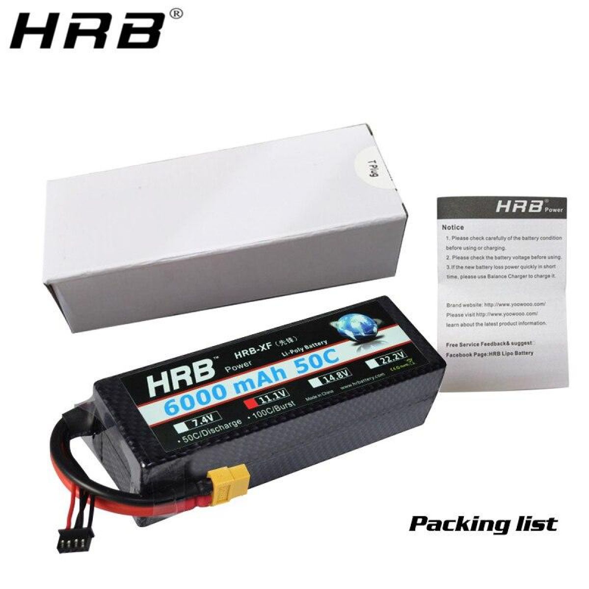 HRB Lipo аккумулятор 3S 11.1V 6000мАч 50C XT60 T Deans EC5 XT90 жесткий кейс для RC авто, дрона, самолёта HRB Lipo аккумулятор 3S 11.1V 6000мАч 50C XT60 T Deans EC5 XT90 жесткий кейс для RC авто, дрона, самолёта