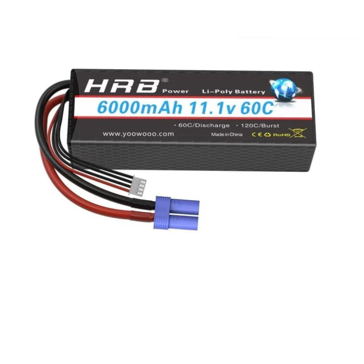 HRB Lipo аккумулятор 3S 11.1V 6000мАч 50C XT60 T Deans EC5 XT90 жесткий кейс для RC авто, дрона, самолёта HRB Lipo аккумулятор 3S 11.1V 6000мАч 50C XT60 T Deans EC5 XT90 жесткий кейс для RC авто, дрона, самолёта