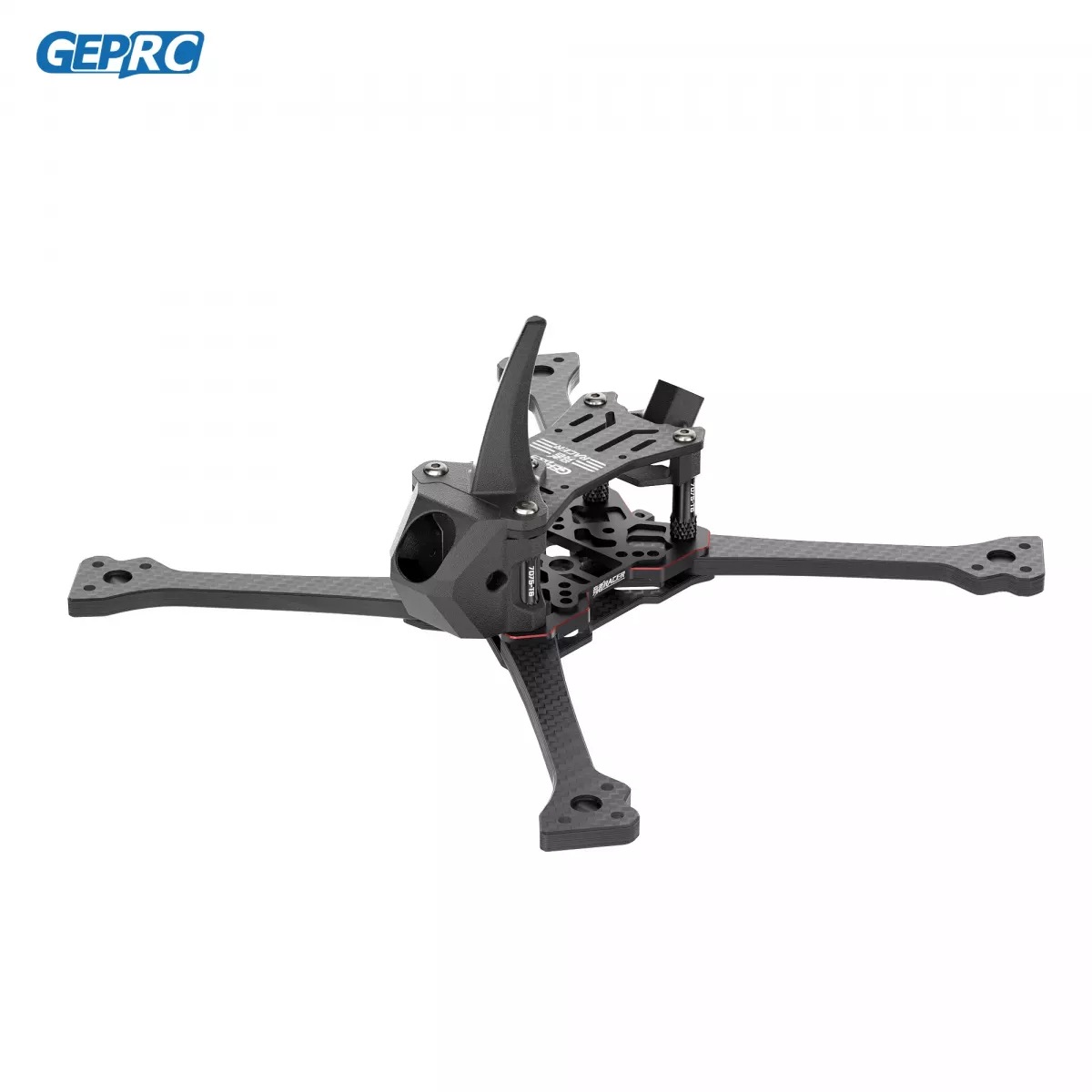 GEPRC Racer 208мм база, 5" фристайл FPV рама, 3D Shark Fin, 7075 авиационный алюминий GEPRC Racer 208мм база, 5" фристайл FPV рама, 3D Shark Fin, 7075 авиационный алюминий