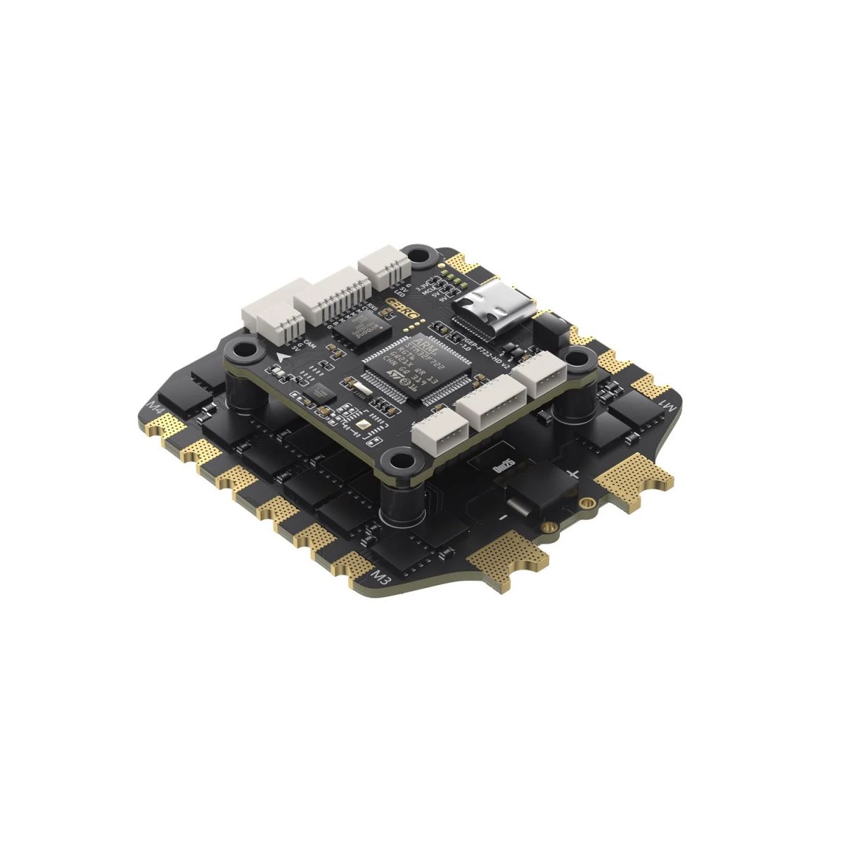 Стек GEPRC TAKER F722 BLS 80A V2 – STM32F722 FC + 80A 4в1 ESC для FPV дронов 3–6S Стек GEPRC TAKER F722 BLS 80A V2 – STM32F722 FC + 80A 4в1 ESC для FPV дронов 3–6S