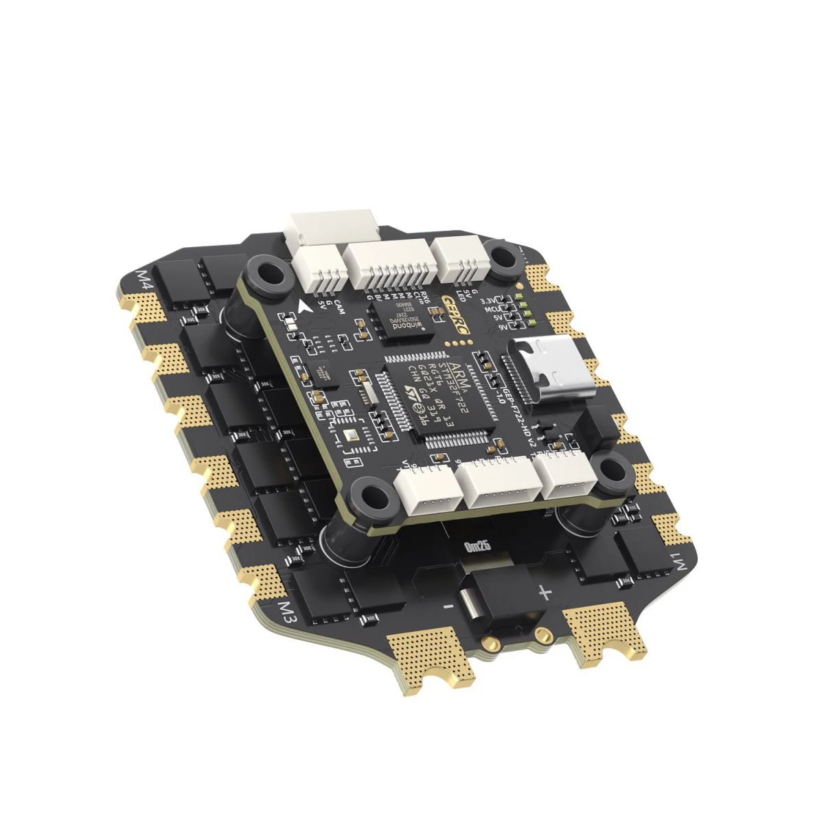 Стек GEPRC TAKER F722 BLS 80A V2 – STM32F722 FC + 80A 4в1 ESC для FPV дронов 3–6S Стек GEPRC TAKER F722 BLS 80A V2 – STM32F722 FC + 80A 4в1 ESC для FPV дронов 3–6S