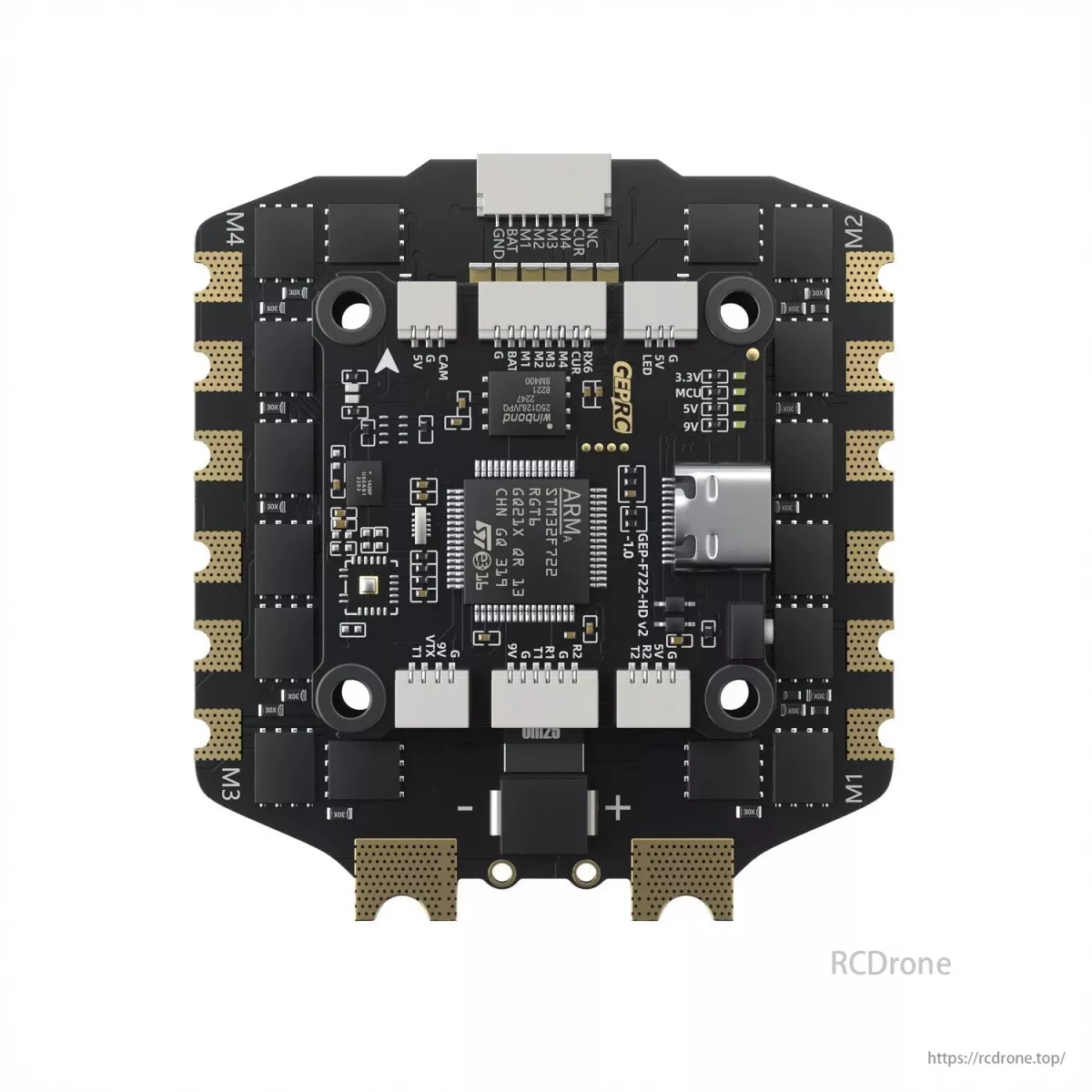 Стек GEPRC TAKER F722 BLS 80A V2 – STM32F722 FC + 80A 4в1 ESC для FPV дронов 3–6S Стек GEPRC TAKER F722 BLS 80A V2 – STM32F722 FC + 80A 4в1 ESC для FPV дронов 3–6S