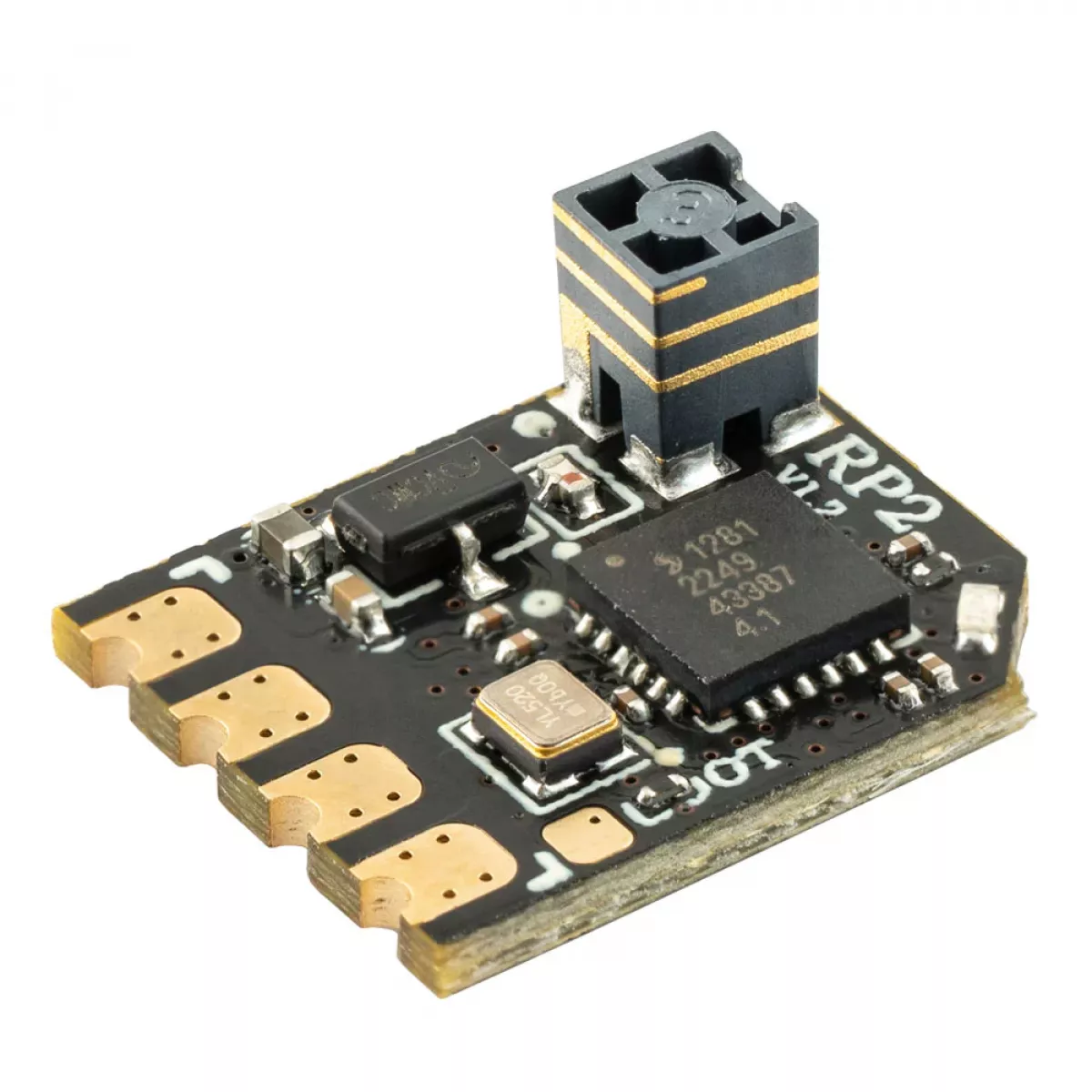 Приёмник RadioMaster RP2 V2 ExpressLRS 2.4GHz Nano для дронов Woops и самолётов FPV Приёмник RadioMaster RP2 V2 ExpressLRS 2.4GHz Nano для дронов Woops и самолётов FPV