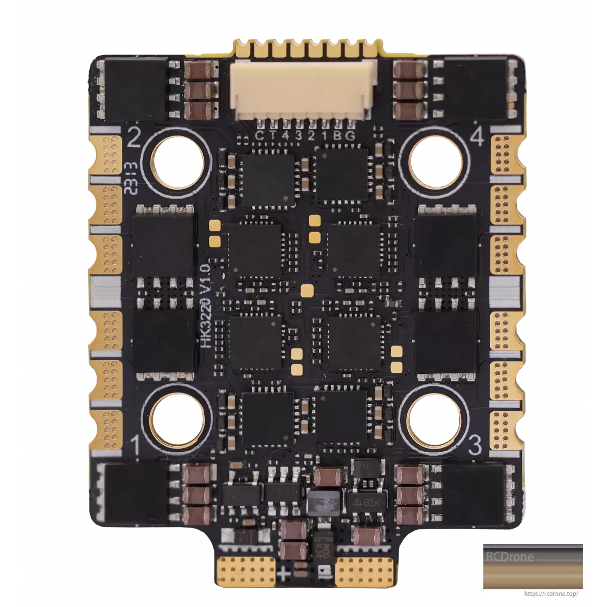 HAKRC BLHeli_32 3220 65A 4-в-1 ESC для дронов FPV 2S–8S, крепление 20x20мм, гонки и фристайл HAKRC BLHeli_32 3220 65A 4-в-1 ESC для дронов FPV 2S–8S, крепление 20x20мм, гонки и фристайл