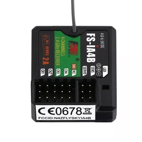 Приёмник FlySky FS IA4B 4CH 2.4G AFHDS 2A GFSK, PPM/IBus, 4.0-6.5В для GT2G It4S GT2F I10 I6S I6