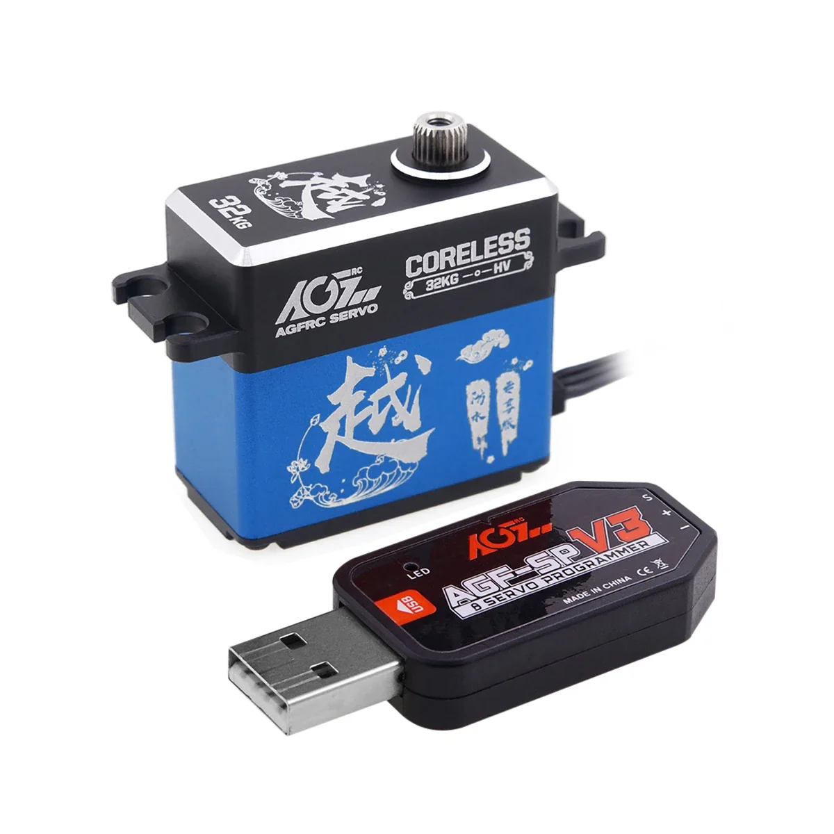 AGFRC A73CHLW Limited Edition — 32КГ цифровой бесколлекторный водостойкий серво для RC авто/лодок AGFRC A73CHLW Limited Edition — 32КГ цифровой бесколлекторный водостойкий серво для RC авто/лодок