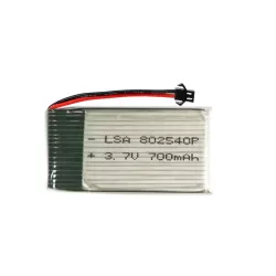 Аккумулятор 802540 25C 3.7V 700мАч с разъемом SM для дрона и авиамодели