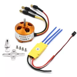 Бесщёточный мотор XXD A2212/A2208 930KV-2700KV с ESC 30A для FPV дрона и авиамоделей