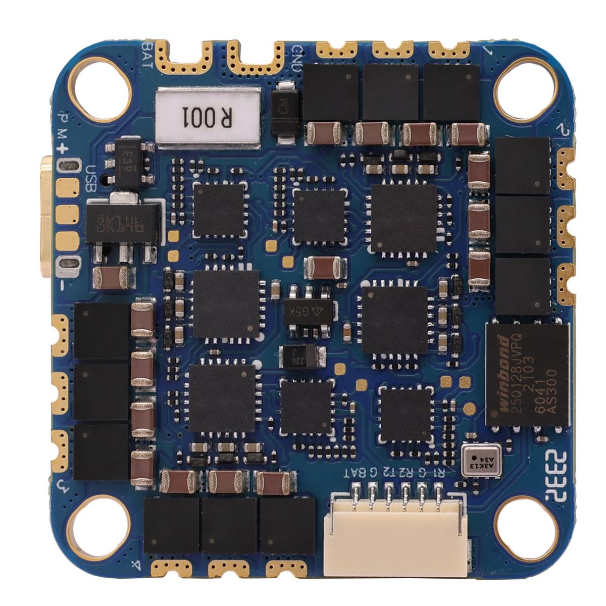 HAKRC F411 40A AIO полётный контроллер 2–6S, STM32F411, BLHeli_S 40A ESC, монтаж 25.5 мм HAKRC F411 40A AIO полётный контроллер 2–6S, STM32F411, BLHeli_S 40A ESC, монтаж 25.5 мм