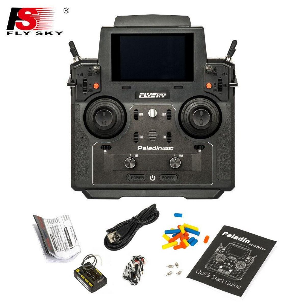 Аппаратура Flysky Paladin PL18 EV 2.4G 18CH с приёмником для FPV дрона, i-BUS/S.BUS/PPM/PWM Аппаратура Flysky Paladin PL18 EV 2.4G 18CH с приёмником для FPV дрона, i-BUS/S.BUS/PPM/PWM