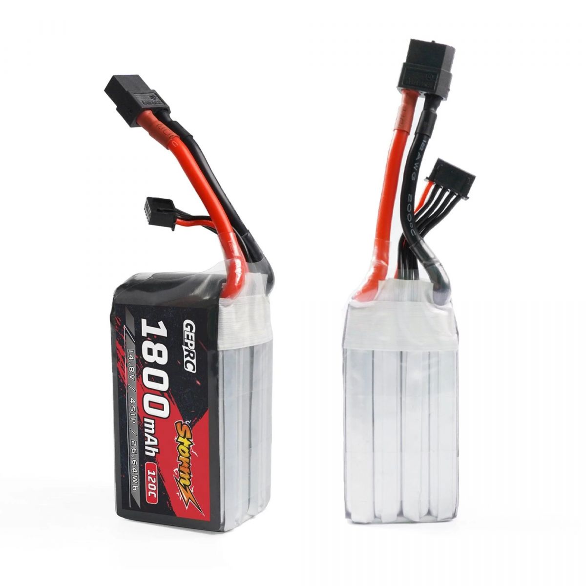 Аккумулятор GEPRC Storm 4S 1800mAh 120C для FPV дронов 3-5 дюймов, квадрокоптеров и фристайла Аккумулятор GEPRC Storm 4S 1800mAh 120C для FPV дронов 3-5 дюймов, квадрокоптеров и фристайла