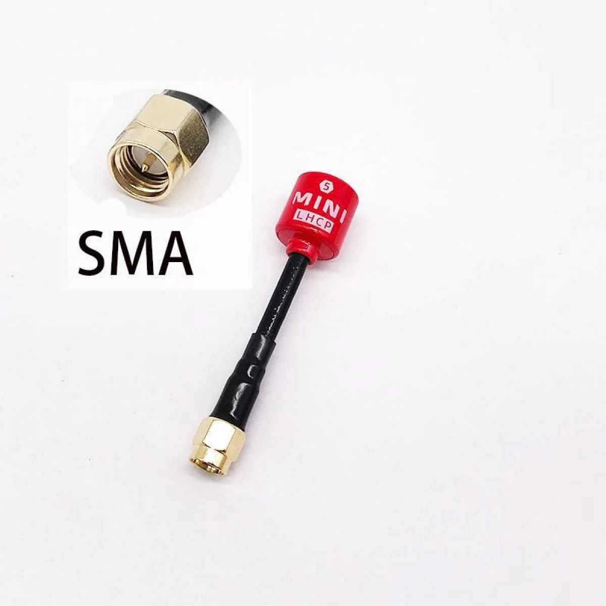 Короткая антенна 5,8G Lollipop 5 LHCP 2,8dBi SMA/UFL/MMCX для Caddx Vista DJI FPV дрона Короткая антенна 5,8G Lollipop 5 LHCP 2,8dBi SMA/UFL/MMCX для Caddx Vista DJI FPV дрона