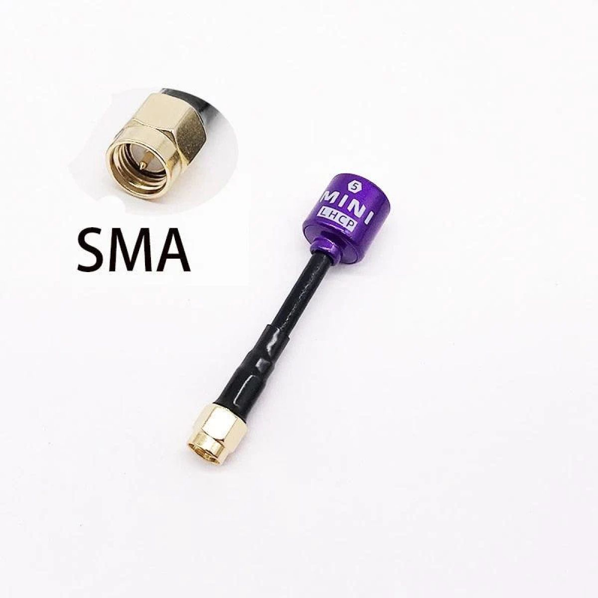 Короткая антенна 5,8G Lollipop 5 LHCP 2,8dBi SMA/UFL/MMCX для Caddx Vista DJI FPV дрона Короткая антенна 5,8G Lollipop 5 LHCP 2,8dBi SMA/UFL/MMCX для Caddx Vista DJI FPV дрона
