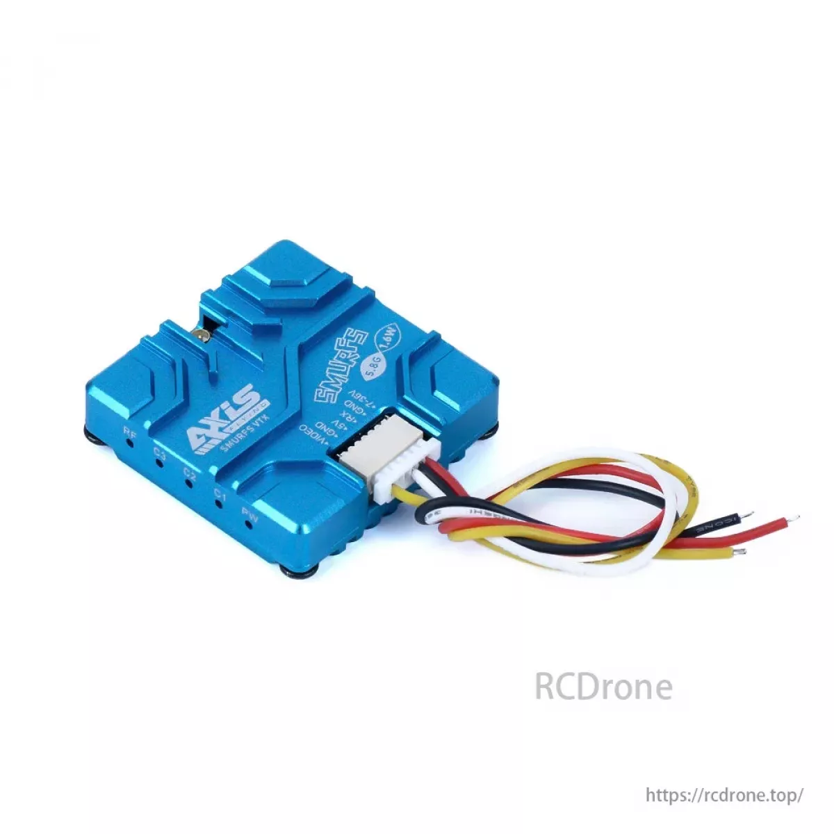 Axisflying SMURFS VTX 5.8G 1.6W аналоговая видеопередача для FPV фристайл и дальних дронов 5/7/10" Axisflying SMURFS VTX 5.8G 1.6W аналоговая видеопередача для FPV фристайл и дальних дронов 5/7/10"