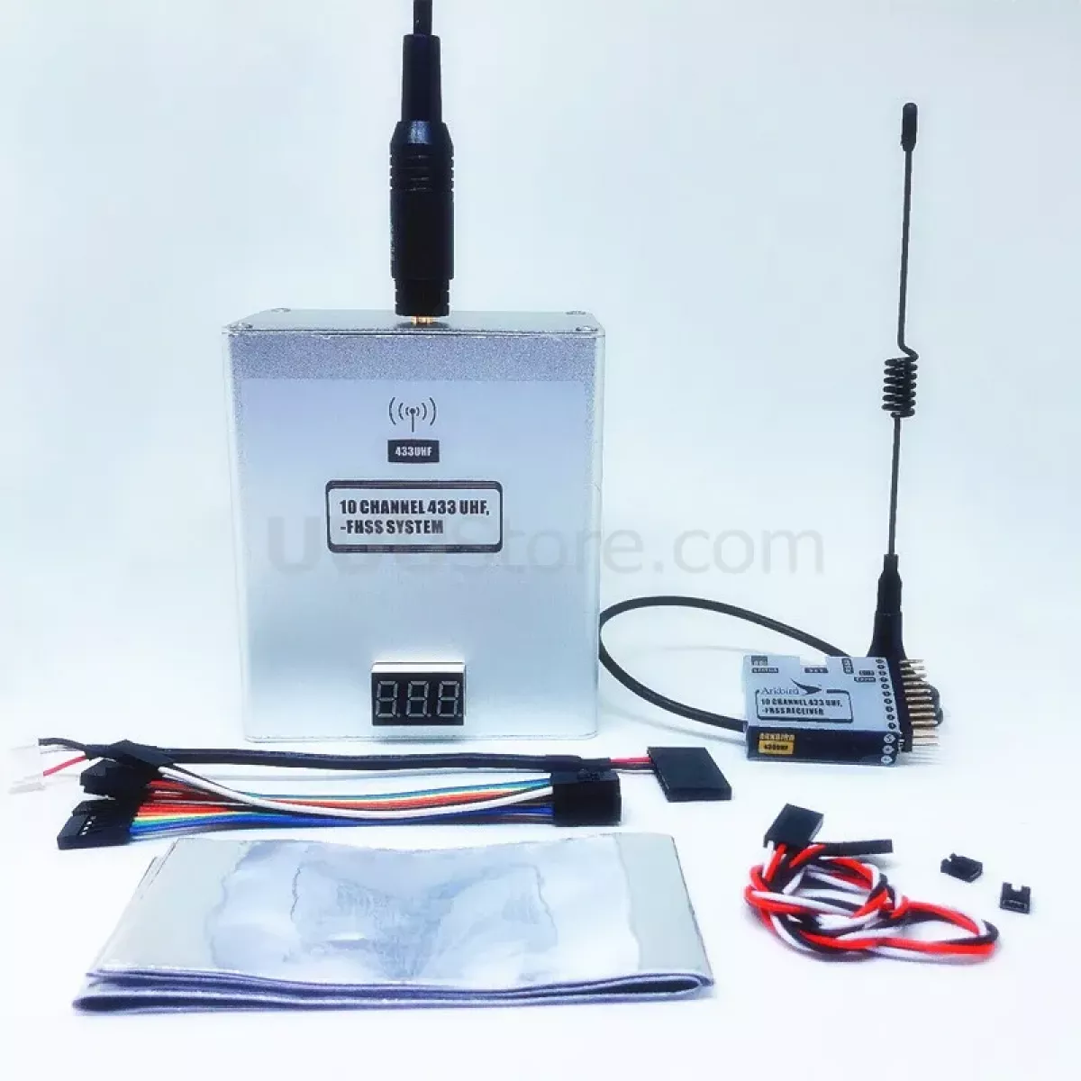 Arkbird 5Вт 433МГц 10-канальный FHSS UHF модуль для дальних FPV полетов Futaba WFLY APM PIX Arkbird 5Вт 433МГц 10-канальный FHSS UHF модуль для дальних FPV полетов Futaba WFLY APM PIX