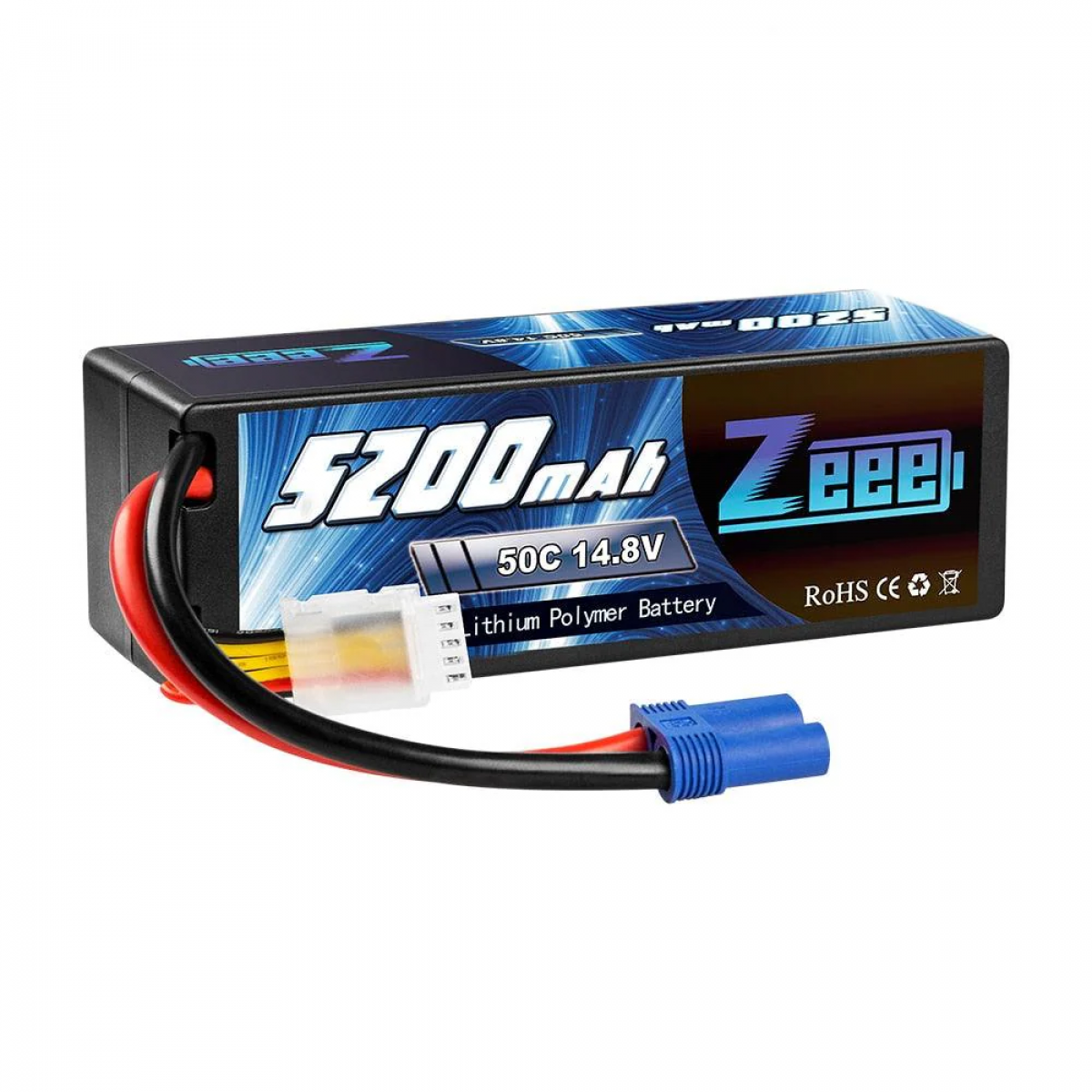Zeee 4S 14.8В 5200мАч 50C Lipo аккумулятор с EC5, жесткий корпус для багги, траги, монстров, лодок Zeee 4S 14.8В 5200мАч 50C Lipo аккумулятор с EC5, жесткий корпус для багги, траги, монстров, лодок