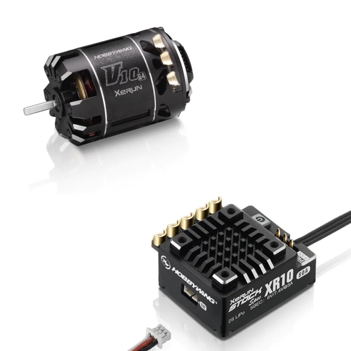 Комбо Hobbywing XeRun XR10 Stock Spec 2-3S ESC и XeRun V10 G4 Spec мотор для RC авто и грузовиков Комбо Hobbywing XeRun XR10 Stock Spec 2-3S ESC и XeRun V10 G4 Spec мотор для RC авто и грузовиков