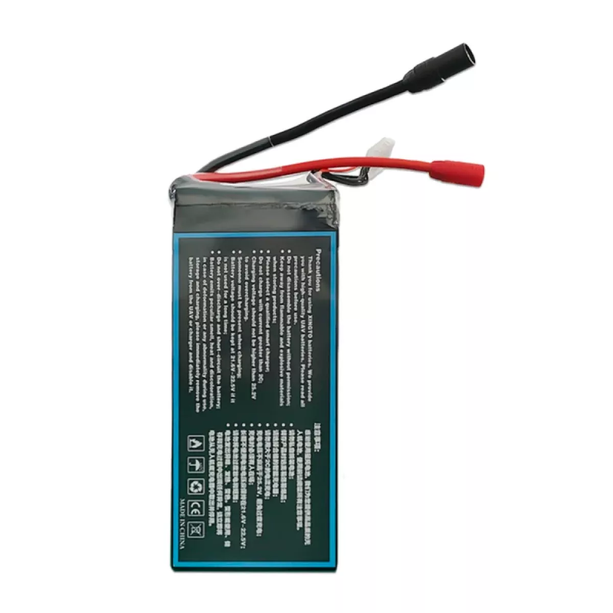 XINGTO 22.2V 6S 27000mAh 10C LiPo — аккумулятор высокой плотности для БПЛА, полутвердотельный XINGTO 22.2V 6S 27000mAh 10C LiPo — аккумулятор высокой плотности для БПЛА, полутвердотельный