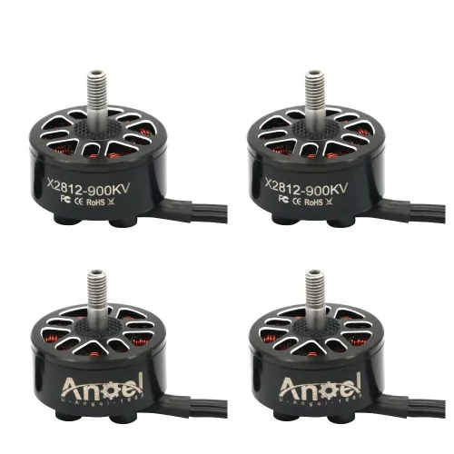 Бесколлекторный мотор UAngel X2812 900KV/1115KV 3-6S для FPV дронов 7"-9", RC и DIY самолётов