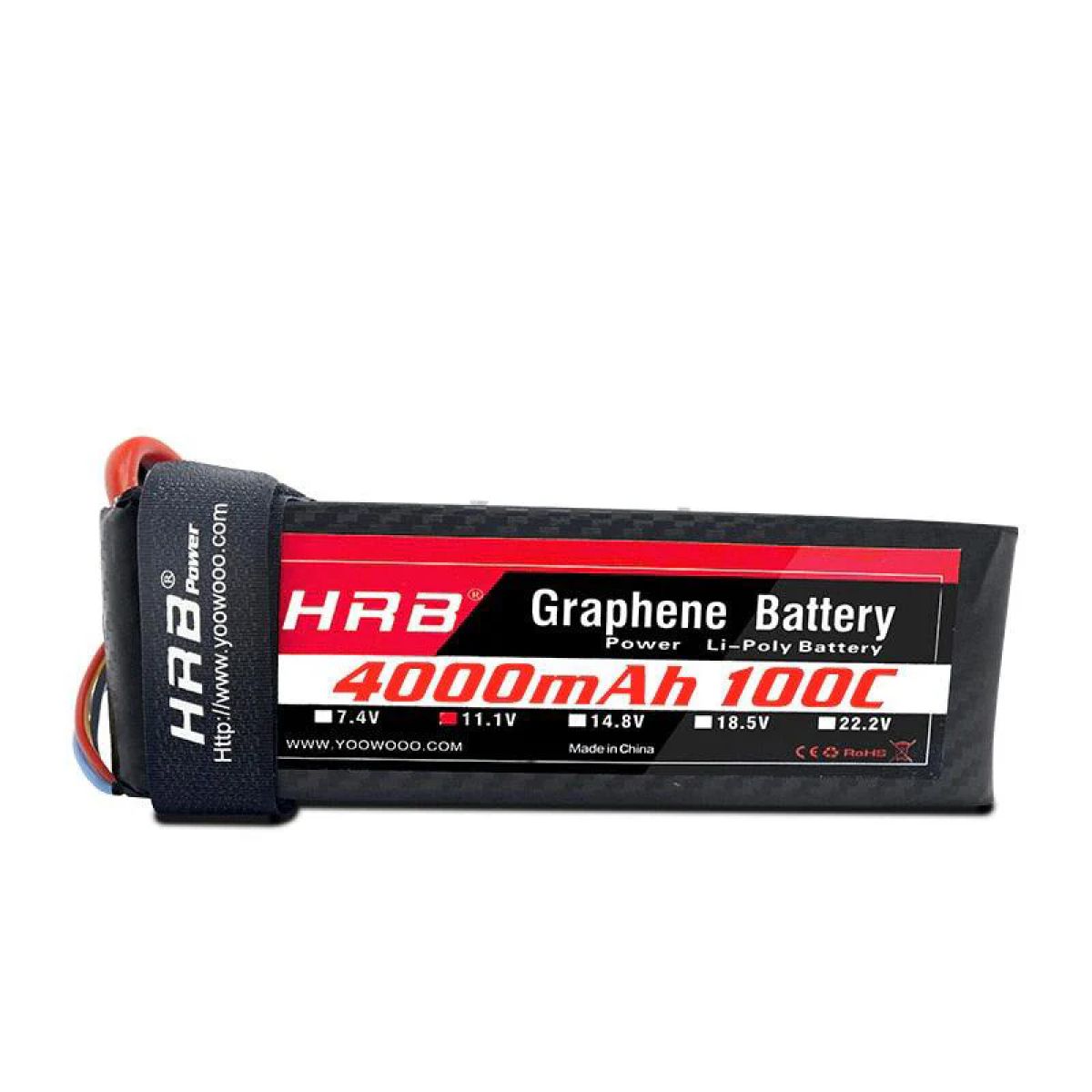 Аккумулятор HRB LiPo 2S-6S 4000mAh 100C Graphene 7.4-22.2V XT90 XT60 Deans T EC5 для RC самолетов, FPV, авто Аккумулятор HRB LiPo 2S-6S 4000mAh 100C Graphene 7.4-22.2V XT90 XT60 Deans T EC5 для RC самолетов, FPV, авто
