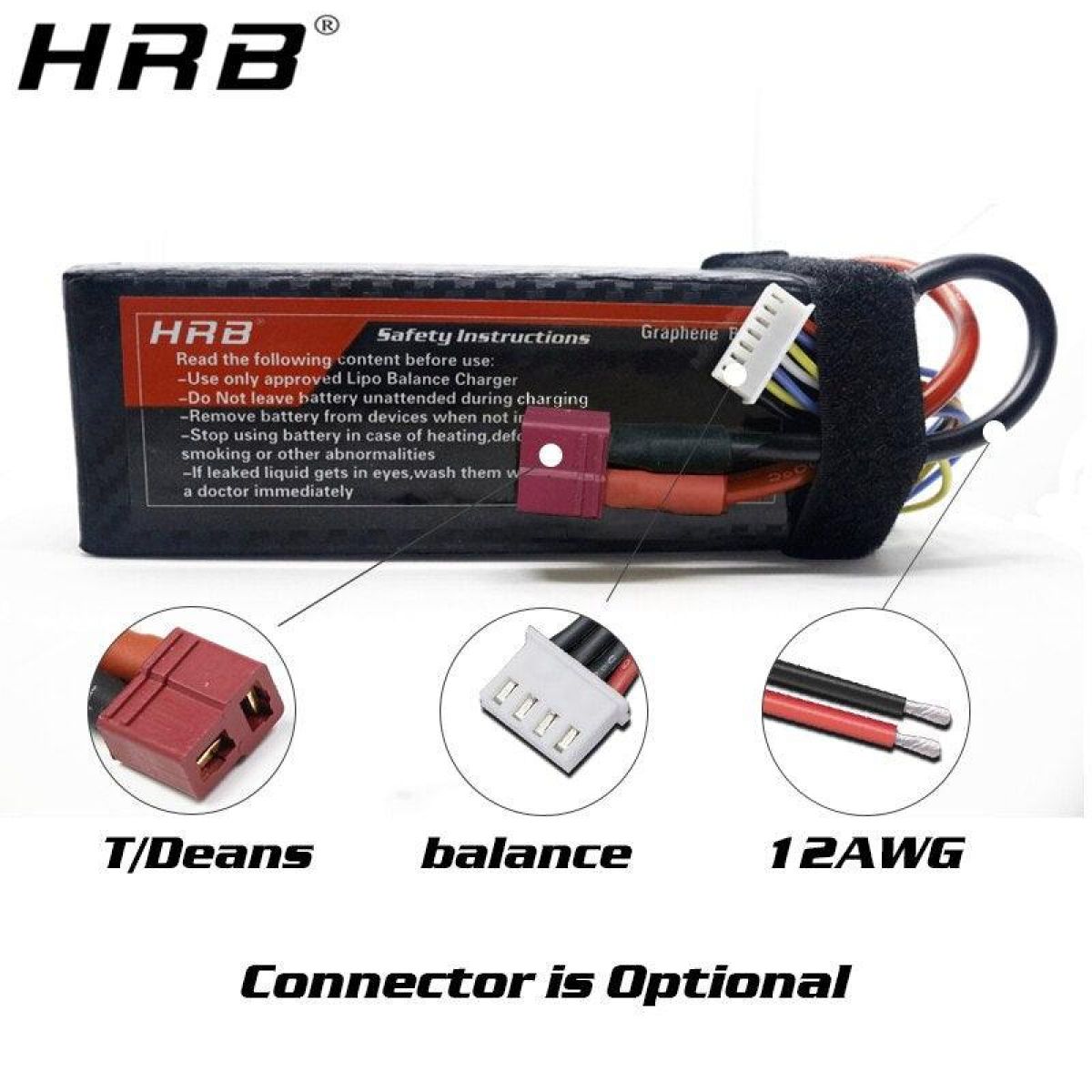 Аккумулятор HRB LiPo 2S-6S 4000mAh 100C Graphene 7.4-22.2V XT90 XT60 Deans T EC5 для RC самолетов, FPV, авто Аккумулятор HRB LiPo 2S-6S 4000mAh 100C Graphene 7.4-22.2V XT90 XT60 Deans T EC5 для RC самолетов, FPV, авто