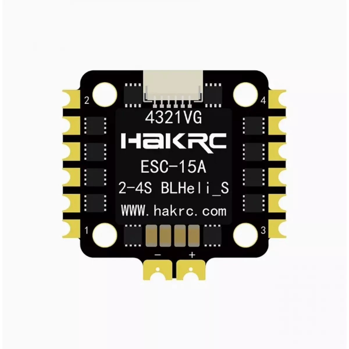 HAKRC BLS 15A 4-в-1 ESC для FPV дрона, 2–4S LiPo, 20x20мм, DShot600, BLHeli_S прошивка HAKRC BLS 15A 4-в-1 ESC для FPV дрона, 2–4S LiPo, 20x20мм, DShot600, BLHeli_S прошивка