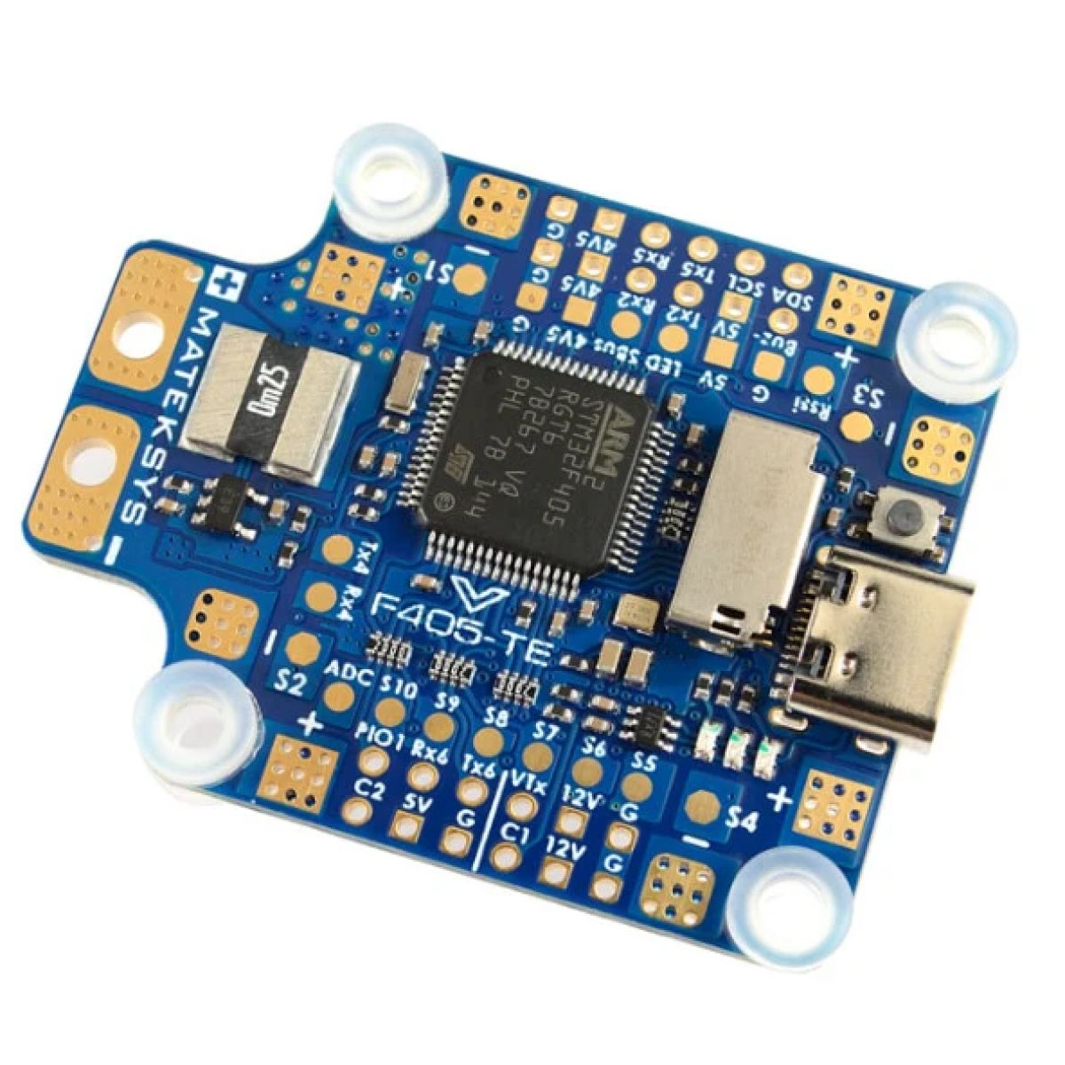Контроллер полёта Matek F405-TE (Mateksys F405-TE Flight Controller) Контроллер полёта Matek F405-TE (Mateksys F405-TE Flight Controller)